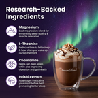 DreamBlend™ | Magnesium Sleep Support Vanilla Latte Mix Drink Natural Formula