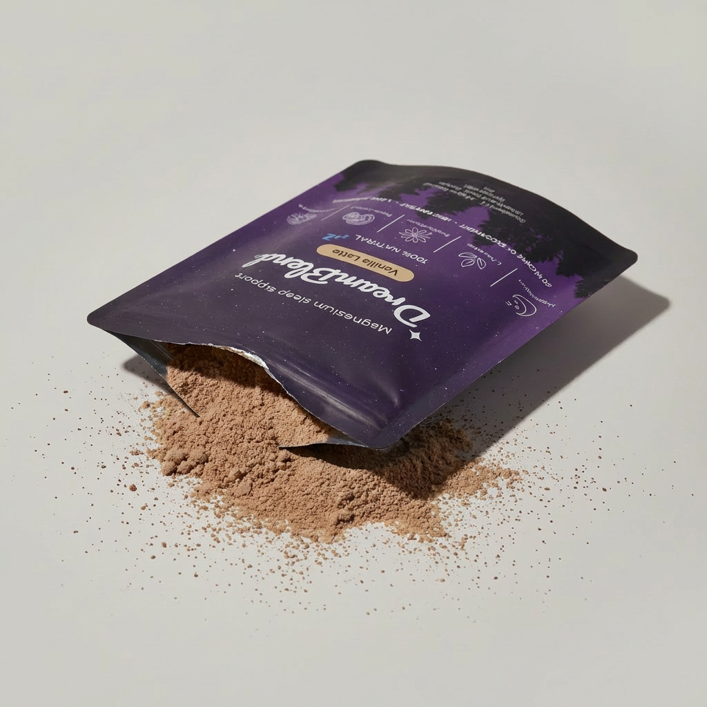 DreamBlend™ | Magnesium Sleep Support Vanilla Latte Mix Drink Natural Formula
